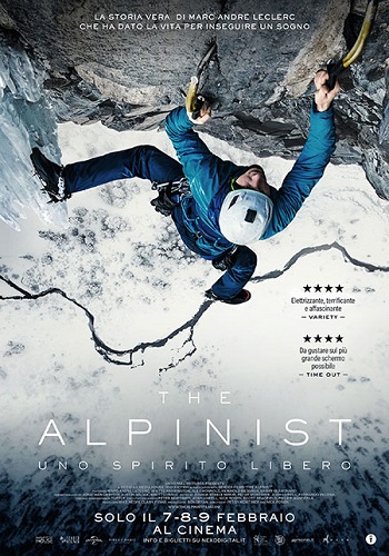 Poster film The Alpinist. Uno spirito libero