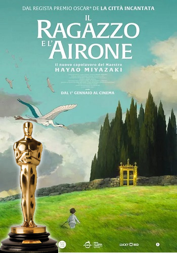 Poster film Il Ragazzo e l'Airone