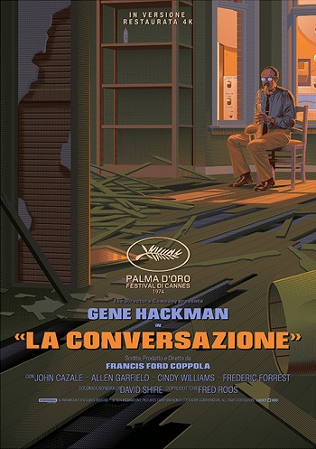 Poster film Gene Hackman - La Conversazione